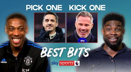 Neville vs Carragher! Footballers rate who is the better pundit! | feat. Martial, Richards &amp; more