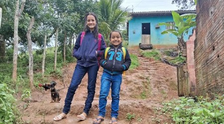 ARRUMANDO EVERTON PARA IR PRA ESCOLA