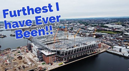 I Finally can get round the back!! Everton FC New Stadium