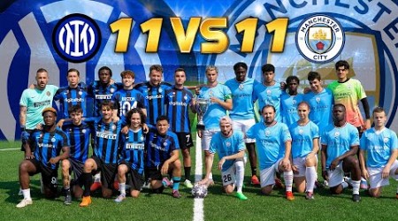 INTER vs MAN CITY - 11 vs 11 FOOTBALL CHALLENGE!! w/YouTube Italia