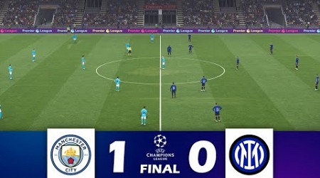 Manchester City vs Inter Milan 1-0 - FINAL Champions League 22/23 - Full Match Today - [Pes 2021]