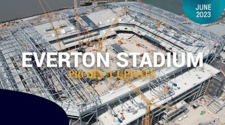 EAST STAND ROOF WORK BEGINS | Everton Stadium: Project Update