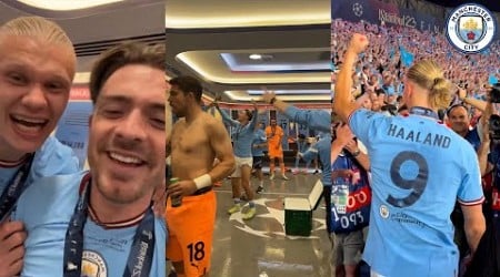 Man City Players Crazy Celebrations After Winning The Champions League Final Against Inter