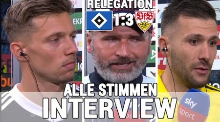 Alle Stimmen des HSV nach verpasstem Aufstieg im Überblick | Relegation Rückspiel HSV 1:3 Stuttgart