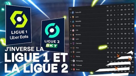 J&#39;inverse la LIGUE 1 et la LIGUE 2 ! (FIFA23)