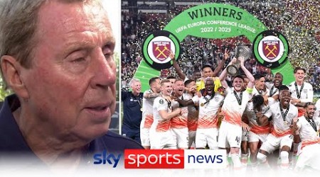 Harry Redknapp reacts to West Ham&#39;s Europa Conference League final victory