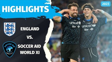 Soccer Aid for UNICEF 2023 | OFFICIAL Match Highlights