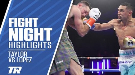 Teofimo Lopez Upsets Josh Taylor to Win Jr. Welterweight Title | FIGHT HIGHLIGHTS