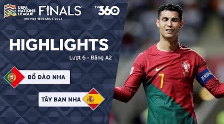 HIGHLIGHTS BỒ ĐÀO NHA - TÂY BAN NHA: RONALDO VÔ DUYÊN ĐẾN KHÓ HIỂU - UEFA NATIONS LEAGUE 28/09/2022