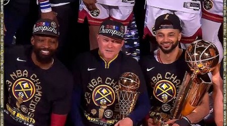 2023 NBA Finals - Trophy Presentation Ceremony 