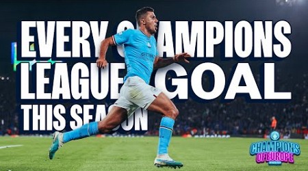 EVERY GOAL ON THE JOURNEY TO WINNING THE UEFA CHAMPIONS LEAGUE! | Man City Champions of Europe!