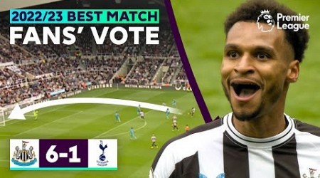 BEST Premier League Match 22/23 - Voted By Fans | Newcastle 6-1 Spurs | Highlights