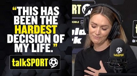 Laura Woods gives emotional speech as she announces talkSPORT Breakfast departure