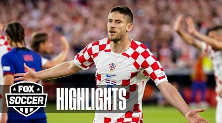 Netherlands vs. Croatia Highlights | UEFA Nations League Semifinals | FOX SOCCER