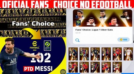 OFICIAL! FANS&#39; CHOICE LIGUE 1 NO EFOOTBALL 2023