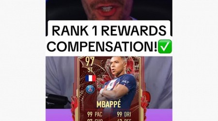 RANK 1 LIGUE 1 COMPENSATION!✅ #fifa23 #futchampions #icon #fifa #futchampionsrewards #shorts