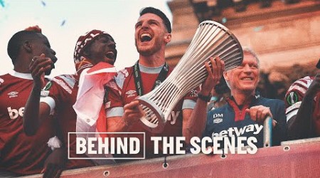 Bringing The Trophy Home | Europa Conference League Bus Parade | Behind The Scenes