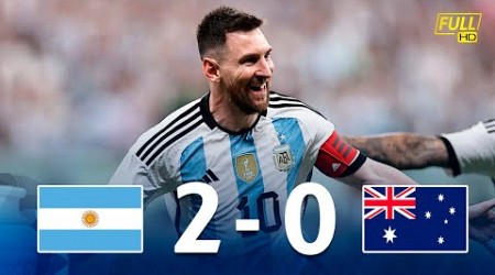 ¡GOLAZO DE MESSI! Argentina VS Australia [2-0] | RESUMEN &amp; HIGHLIGHTS | Amistoso 2023