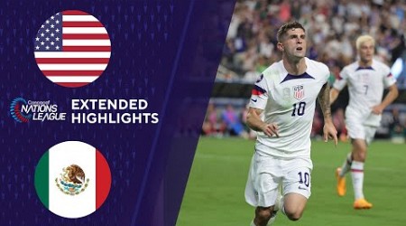 USA vs. Mexico: Extended Highlights | CONCACAF Nations League | CBS Sports Golazo