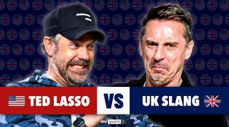 Gary Neville CHALLENGES Ted Lasso on UK football knowledge! 