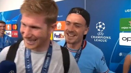 JACK GREALISH MAKES DE BRUYNE LAUGH A LOT! 