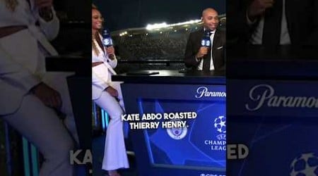 Kate Abdo destroyed Thierry Henry 