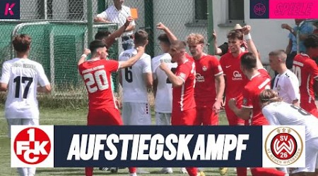 Doppelter Platzverweis! Relegationsdrama um die U19-Bundesliga | FC Kaiserslautern - Wiesbaden U19