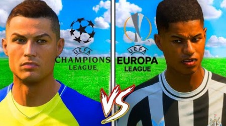 CHAMPIONS LEAGUE VS EUROPA LEAGUE en FIFA 23