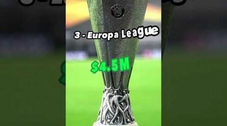 Top 5 Most Expensive Trophies In #soccer #worldcup #facup #europaleague