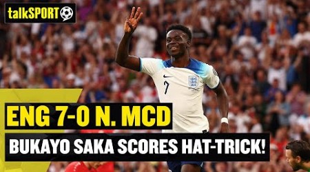 SAKA BAGS HAT-TRICK! 