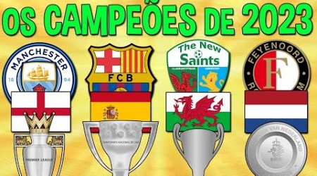 O CAMPEÃO de CADA PAÍS DA EUROPA da temporada 2022-23!