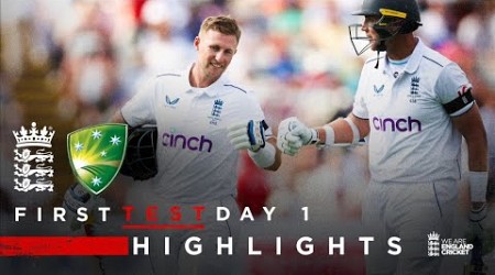 Root Begins Series with Century! | Highlights - England v Australia Day 1 | LV= Insurance Test 2023