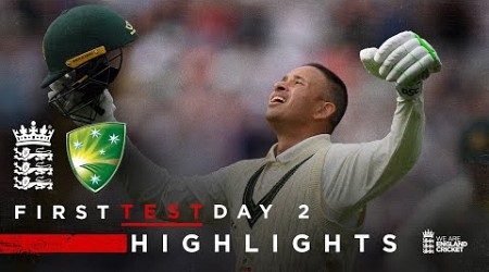 Khawaja Hits Unbeaten Century | Highlights - England v Australia Day 2 | LV= Insurance Test 2023