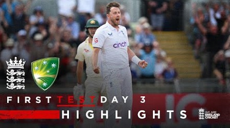 Test in Balance On Rainy Day | Highlights - England v Australia Day 3 | LV= Insurance Test 2023