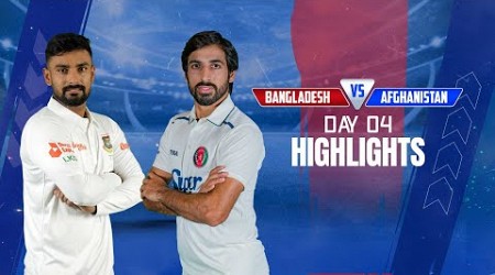 Bangladesh vs Afghanistan Highlights || Day 4 || Only Test || Afghanistan tour of Bangladesh 2023