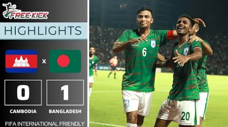 Cambodia 0-1 Bangladesh | Match Highlights | FIFA International Friendly Match