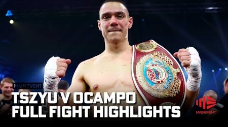 Tim Tszyu v Carlos Ocampo Full Fight Highlights | Main Event | Fox Sports Australia | Boxing