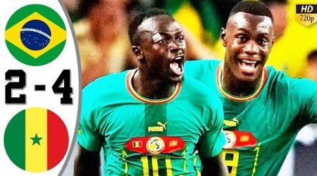 Brazil vs Senegal 2-4 - All Gоals &amp; Extеndеd Hіghlіghts - 2023 Mane GOAL