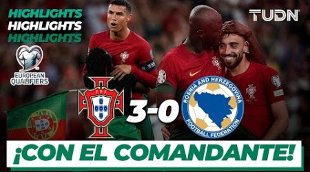 HIGHLIGHTS | Portugal 3-0 Bosnia y Herzegovina | UEFA Qualifiers 2023 | TUDN