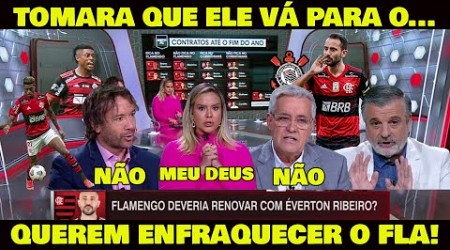 COMENTARISTAS PAULISTAS &quot;DOIDINHOS&quot; PARA EVERTON RIBEIRO E BRUNO HENRIQUE SAÍREM DO FLAMENGO!