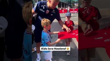 Haaland’s youngest fans 