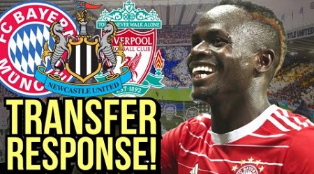 SADIO MANÉ RESPONDS TO NEWCASTLE UNITED TRANSFER!