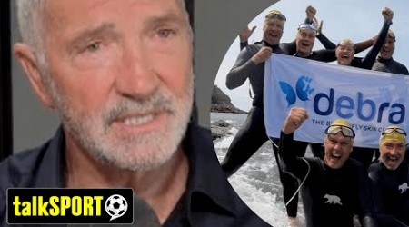 Emotional Graeme Souness holds back tears over £1m charity swim 