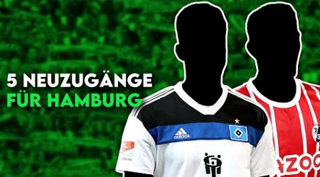 Hamburger SV: 5 Transfers für den letzten HSV-Großangriff auf die Bundesliga!