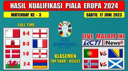 Hasil Kualifikasi Piala Eropa Tadi Malam ~ MALTA vs INGGRIS ~ GIBRALTAR vs PRANCIS ~ EURO 2024