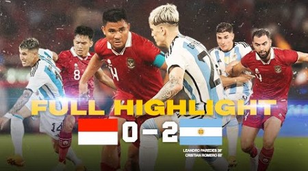 INDONESIA VS ARGENTINA FULL HIGHLIGHT | SPORTACULAR FRIENDLY MATCH