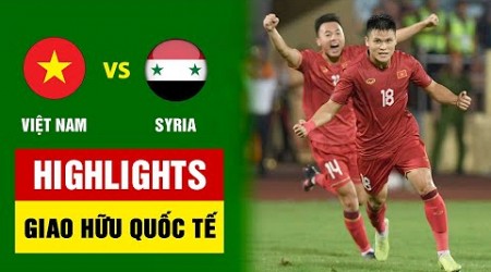 Highlights: Việt Nam - Syria | Điểm tựa hàng thủ, Tuấn Hải lập siêu phẩm mang về thắng lợi kịch tính