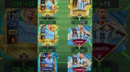 Argentina X Man City Special Squad #fifamobile