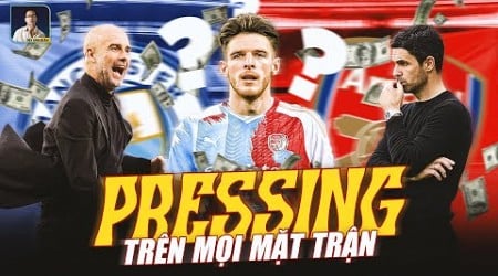 MAN CITY ĐANG PRESSING ARSENAL TRÊN MỌI MẶT TRẬN