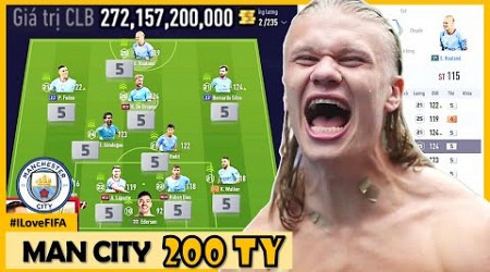 I Love Cầm 200 Tỷ Xây Dựng Đội Hình MAN CITY FO4 Cực Mạnh Với: HAALAND, DE BRUYNE, SILVA &amp; GUNDOGAN